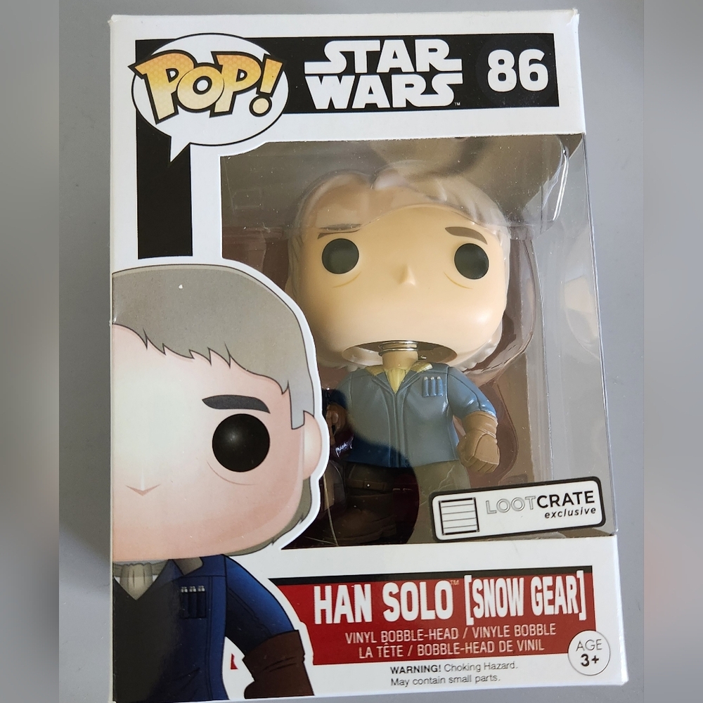 Funko Pop Lootcrate exclusive Star Wars "Han Solo (snow gear) #86